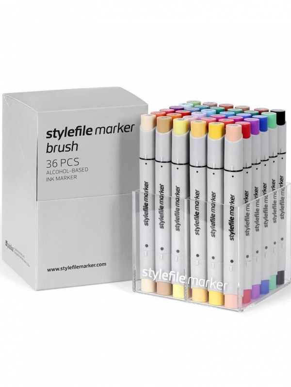 Stylefile marker Brush set 36ks Main Set A